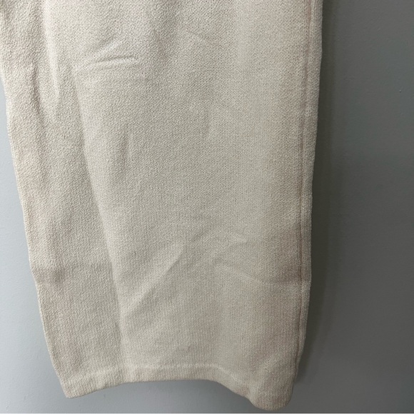 St John Collection Santana Knit Wide Leg Pants Cream Size 8 - Picture 5 of 8